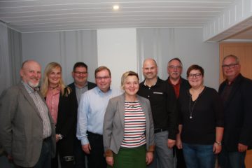 Dr. Birgit Richtberg (Mitte) und der neue Vorstand der Romröder CDU. Foto: privat