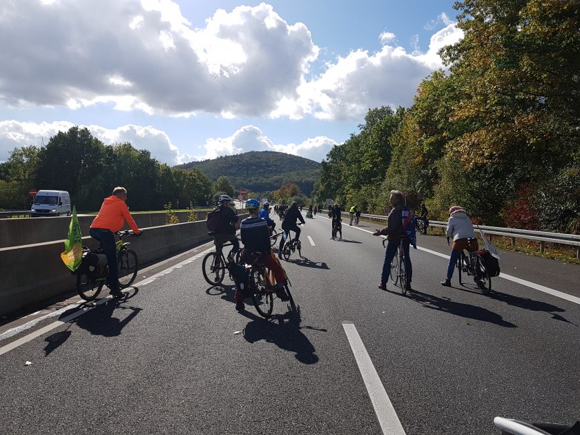 FahrradDemo von Gießen nach Dannenrod am Samstag